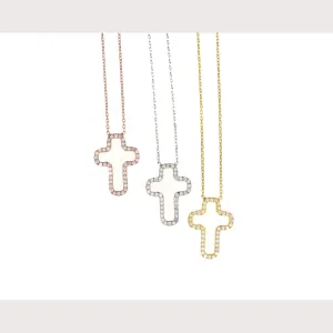 Open Cross Necklace