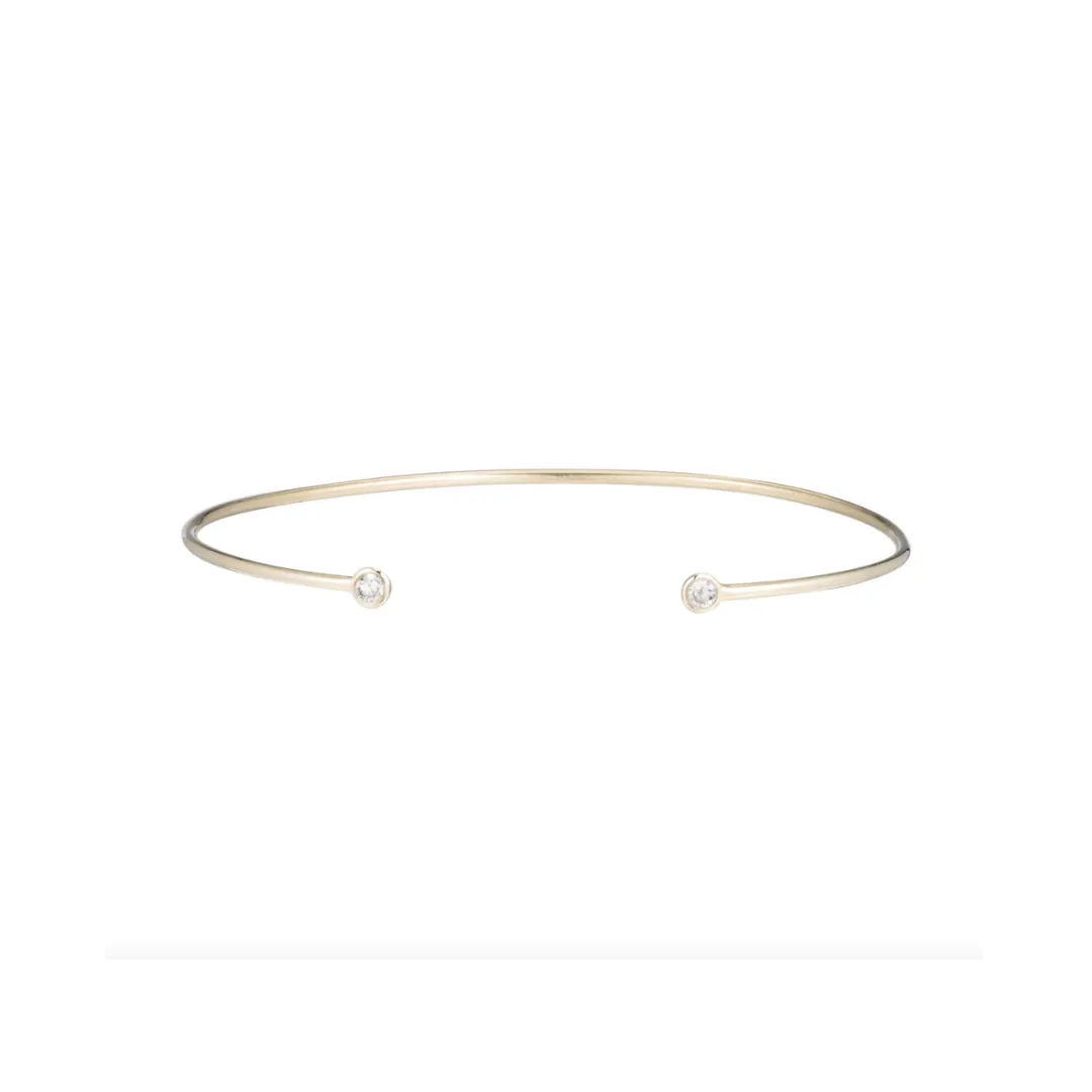 Open Diamond Cuff