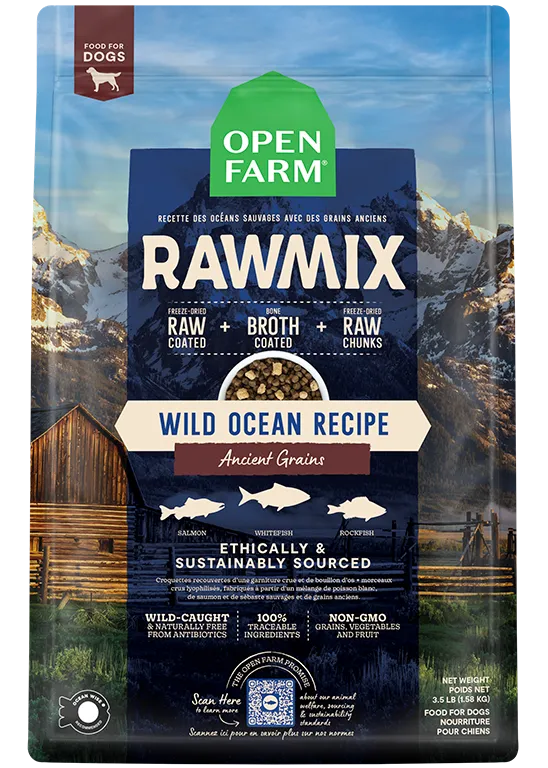 Open Farm Dog Ancient Grain RawMix Wild Ocean