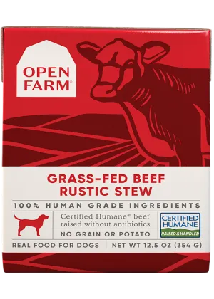 Open Farm Grass-Fed Beef Rustic Stew Wet Dog Food