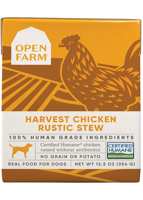 Open Farm Harvest Chicken Rustic Stew Wet Dog Food