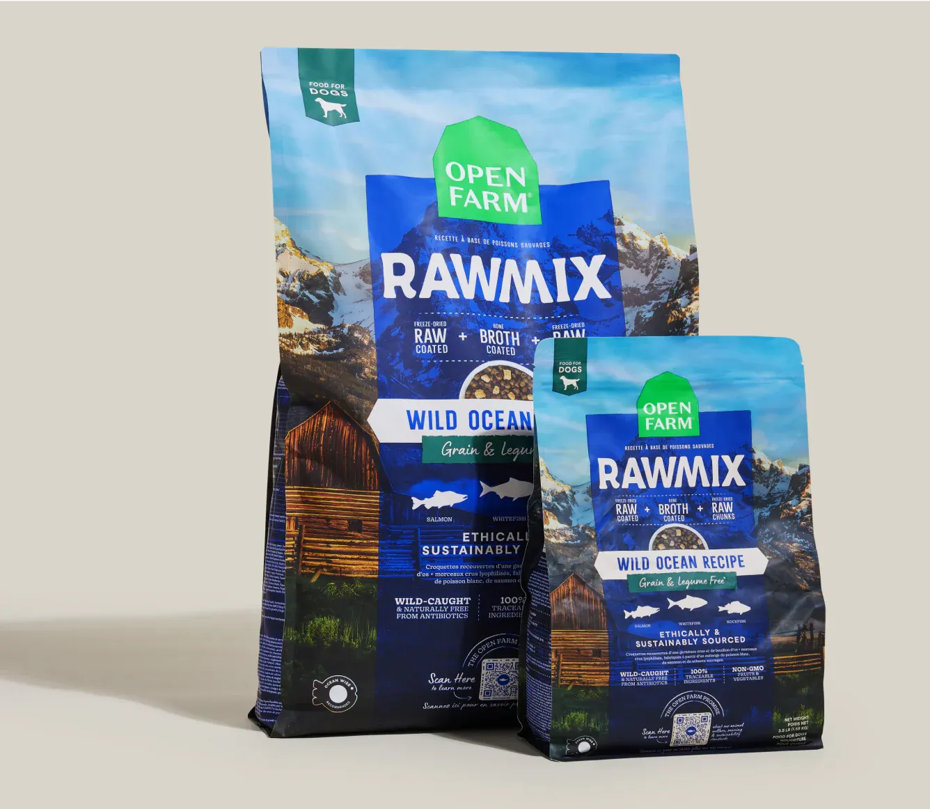 Open Farm Rawmix Dry Dog Food -  Wild Ocean