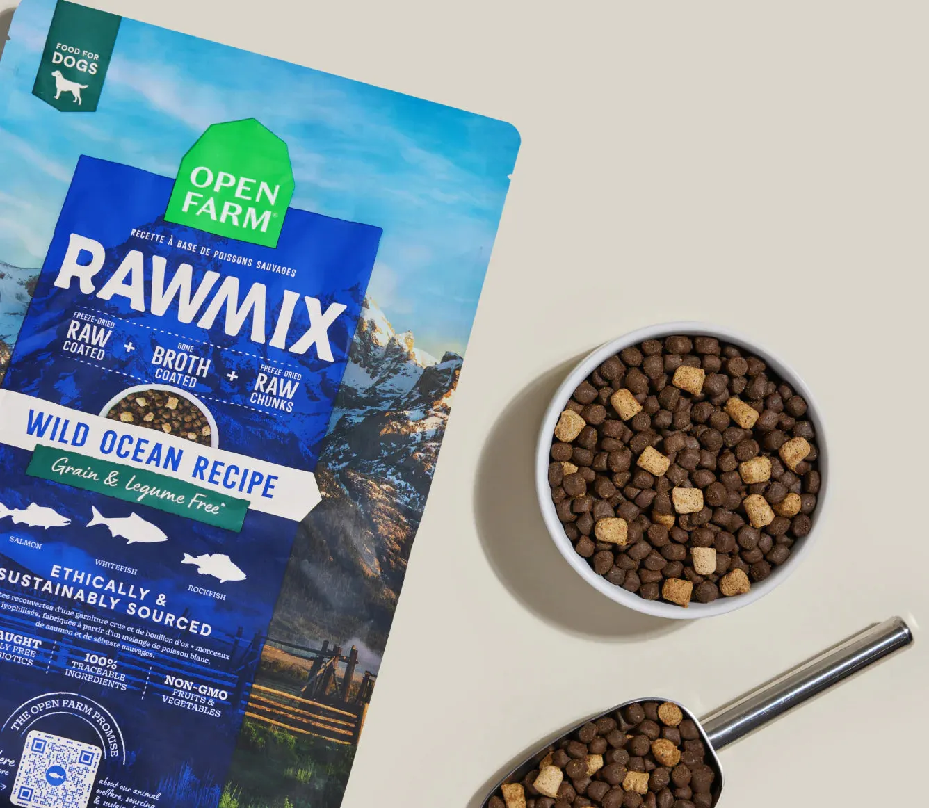 Open Farm Rawmix Dry Dog Food -  Wild Ocean