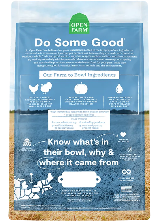 Open Farm Small Breed Ancient Grains Dry Dog Food