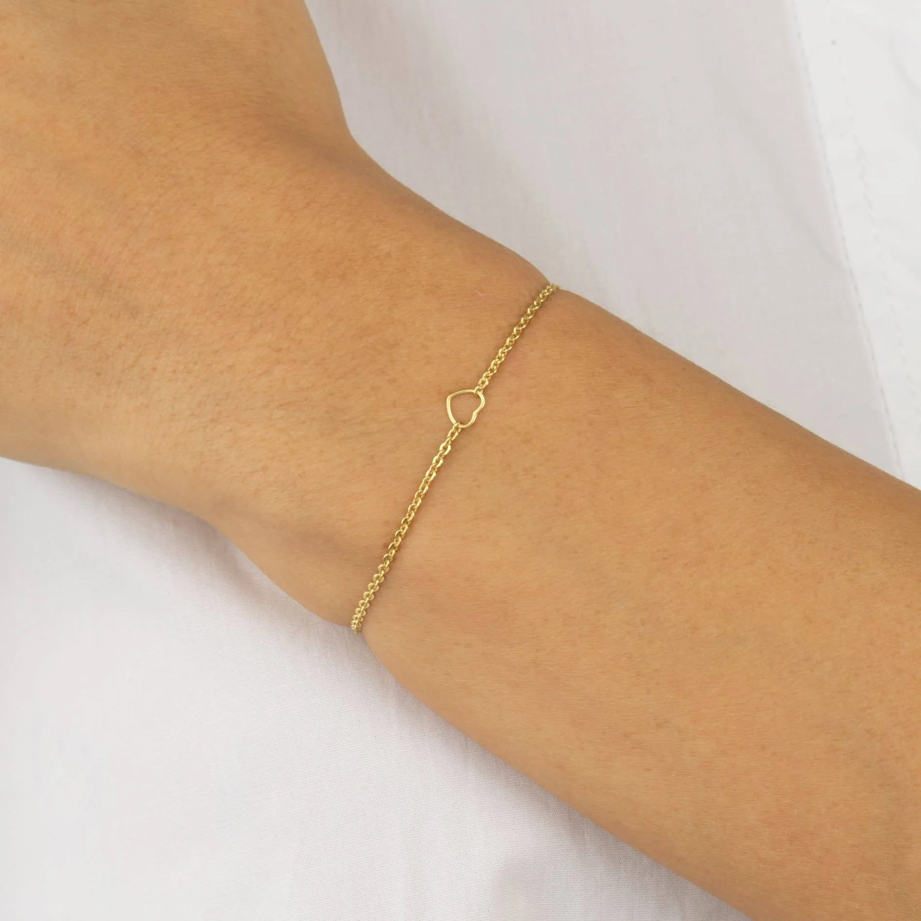 Open Heart Bracelet
