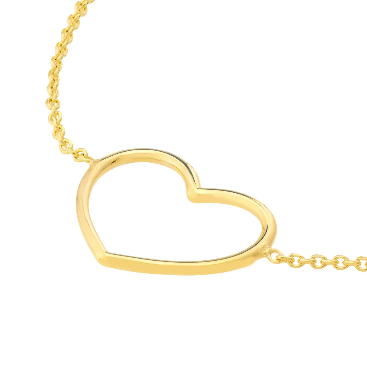 Open Heart Bracelet