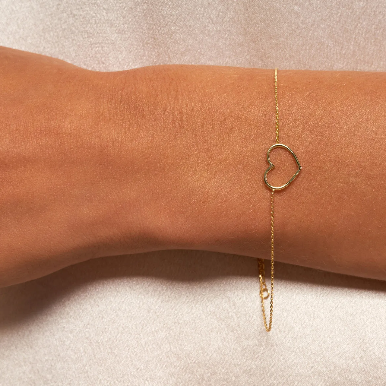 Open Heart Bracelet