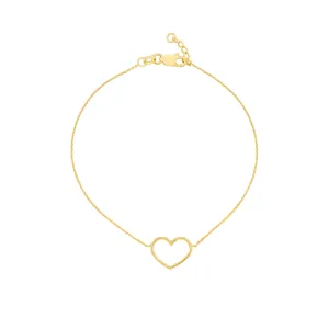 Open Heart Bracelet