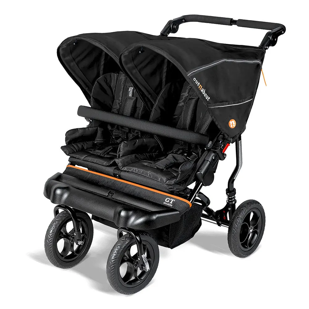 Out n About GT Double Stroller V5 With Free Car Seat Adaptor