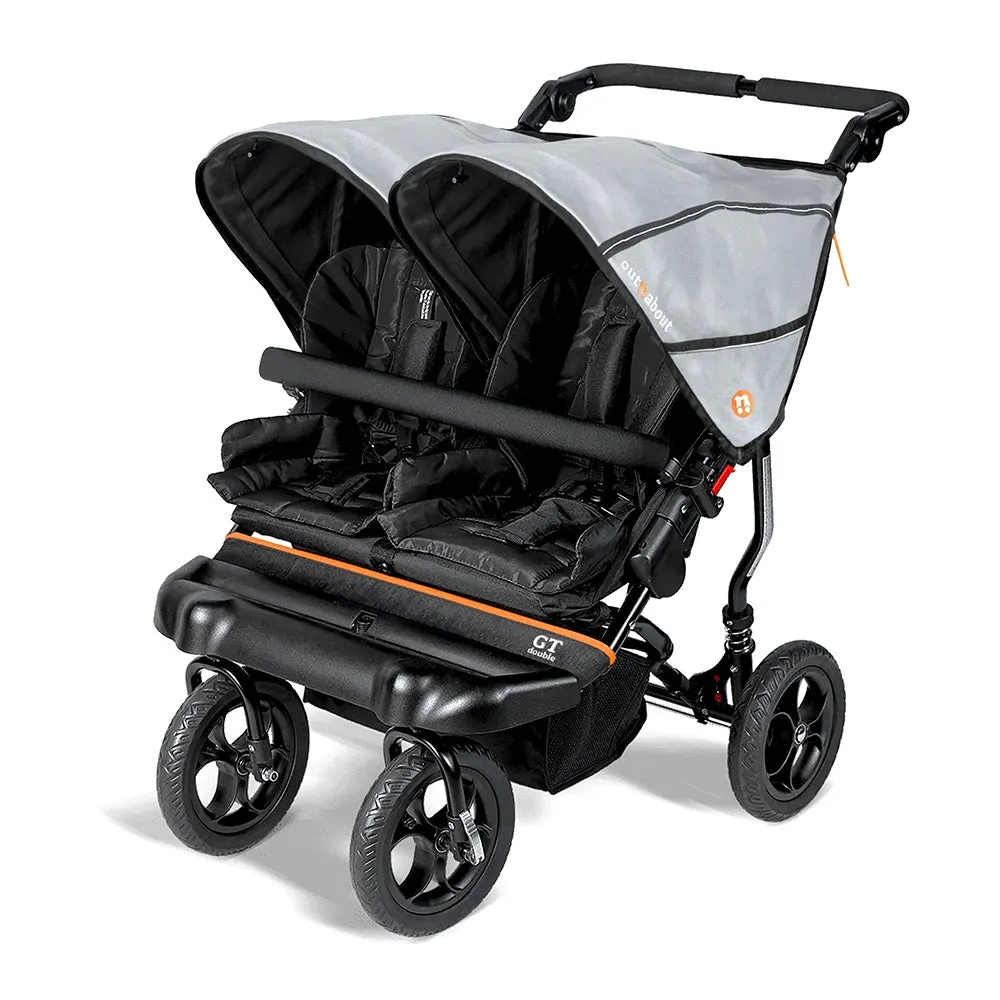 Out n About GT Double Stroller V5 With Free Car Seat Adaptor