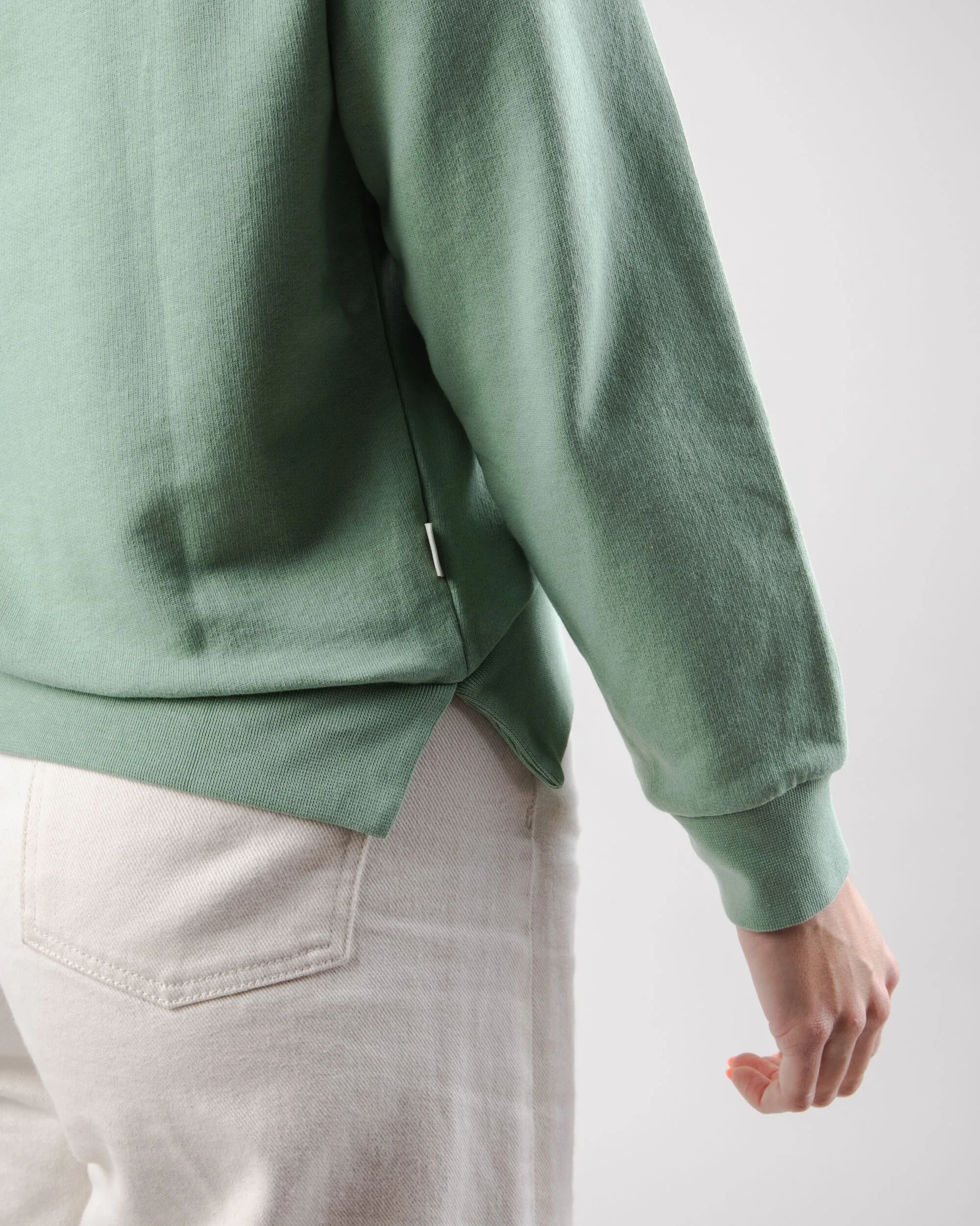 Out of Office Rounded Hem Sweatshirt Mint