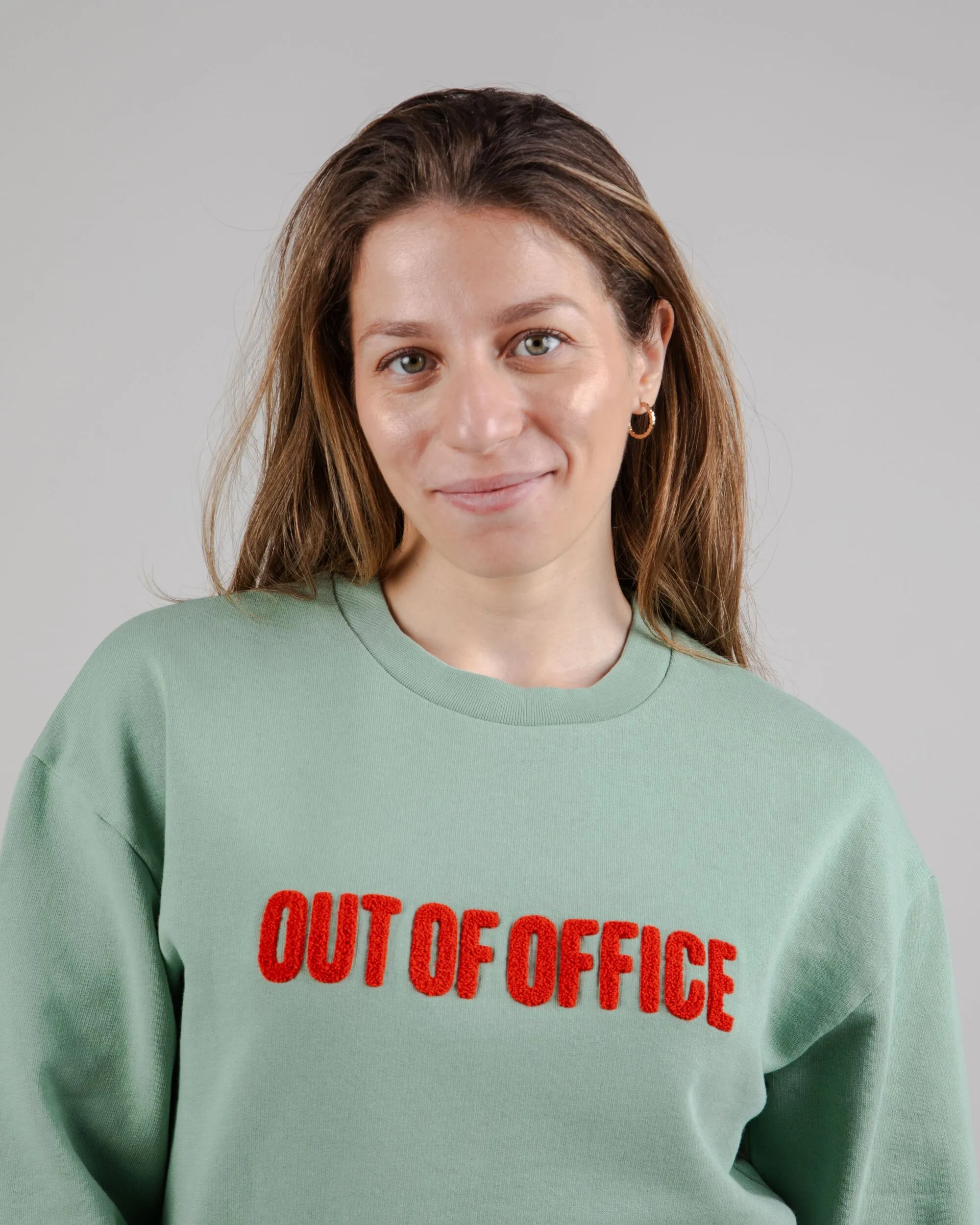 Out of Office Rounded Hem Sweatshirt Mint