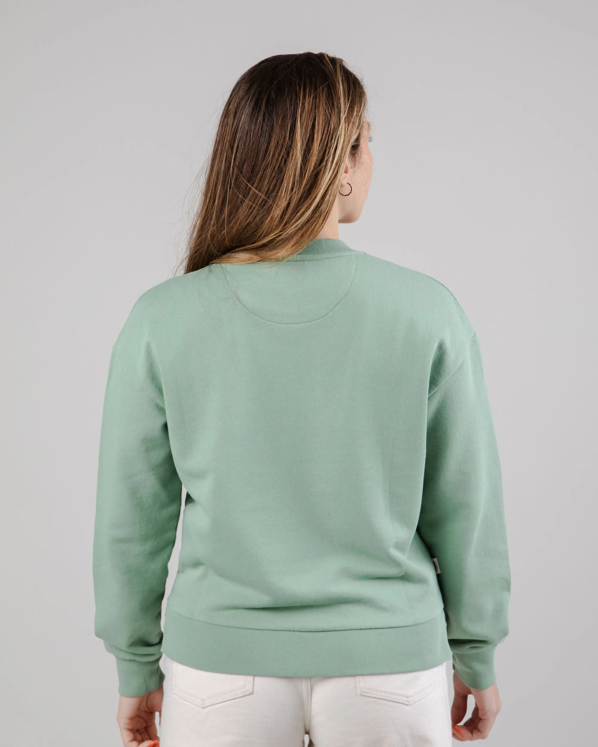 Out of Office Rounded Hem Sweatshirt Mint