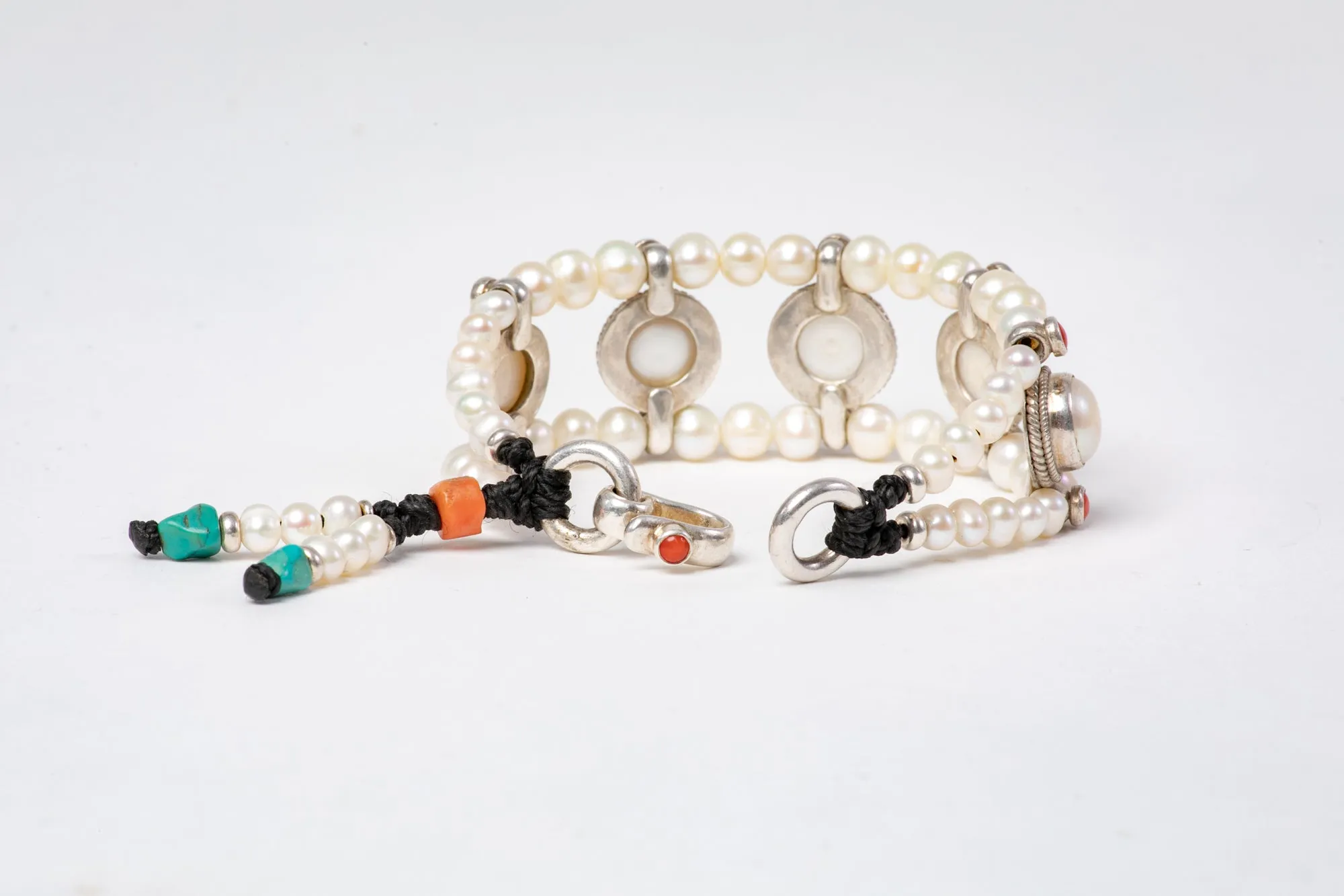 Pearl Setting Bracelet  with Pearls