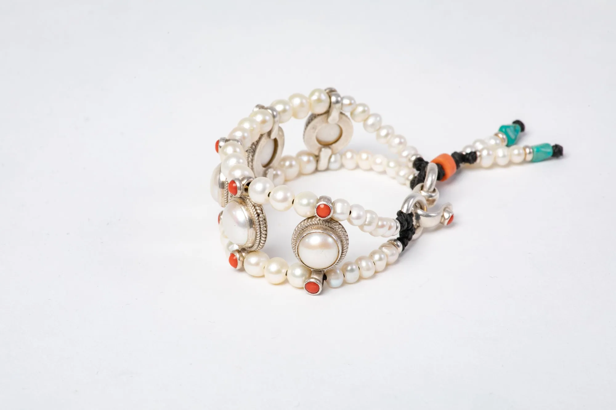 Pearl Setting Bracelet  with Pearls