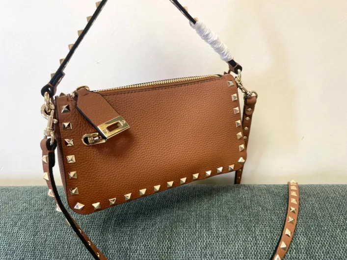 Pebbled Calfskin Crossbody Bag