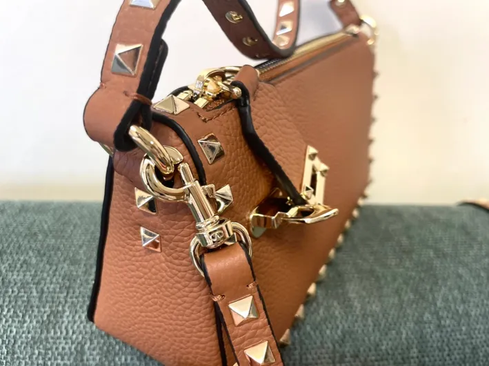 Pebbled Calfskin Crossbody Bag