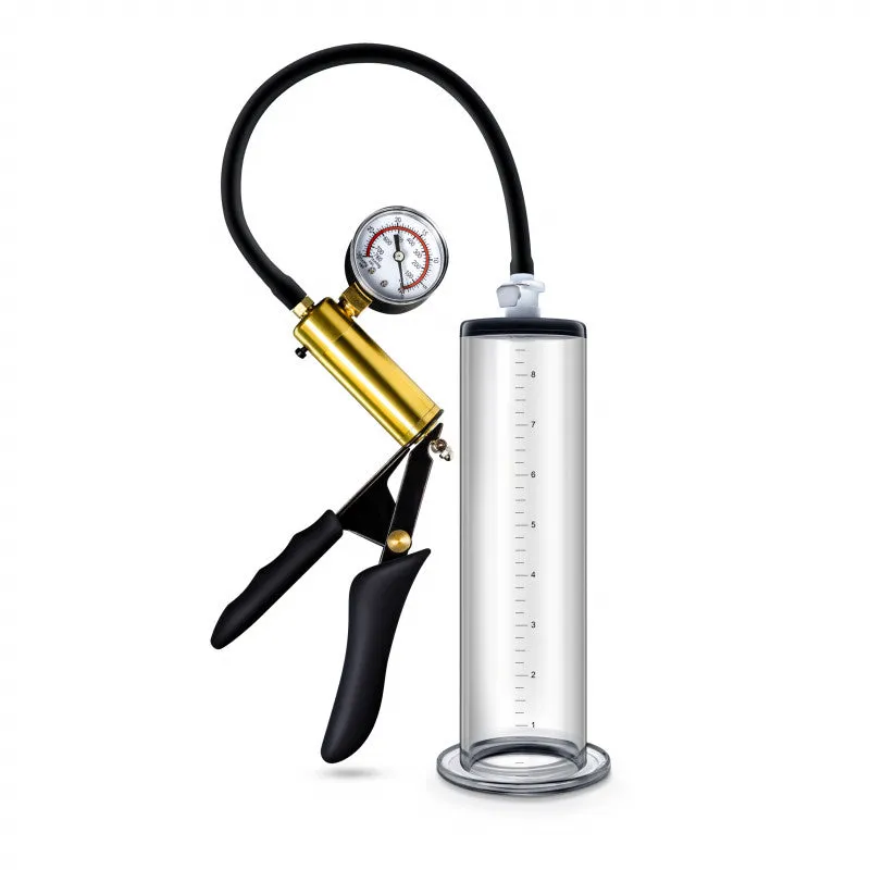 Performance - Vx6 Vacuum  Pump With Brass  Pistol & Pressure Gauge - Clear