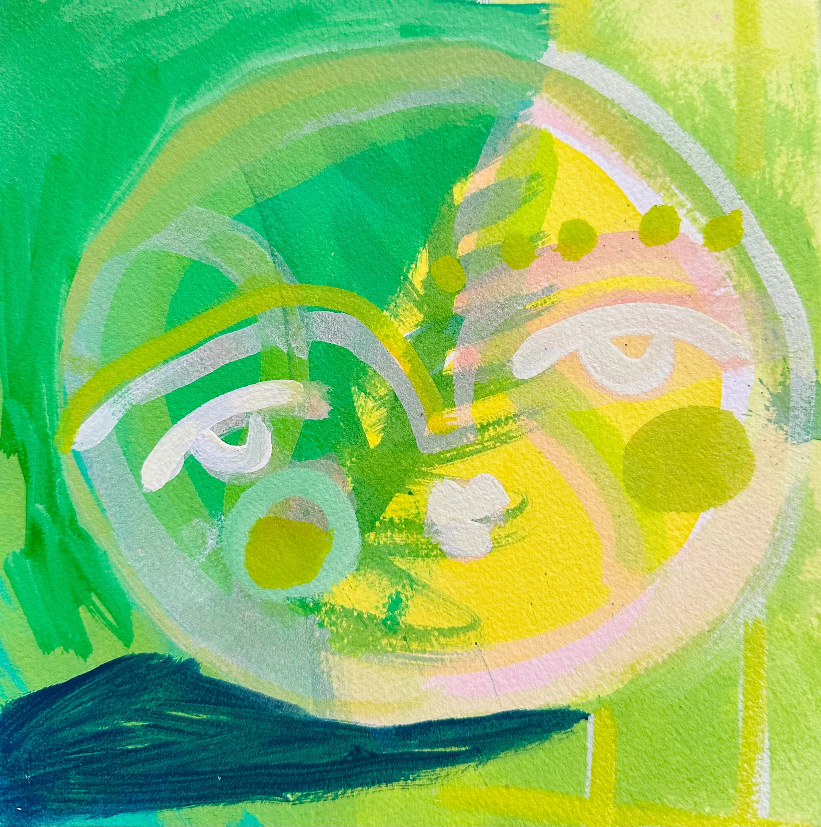 Petite Tennis Ball Face 2