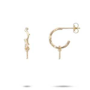 Pick A Pearl Heritage Earrings in Gold - 13mm