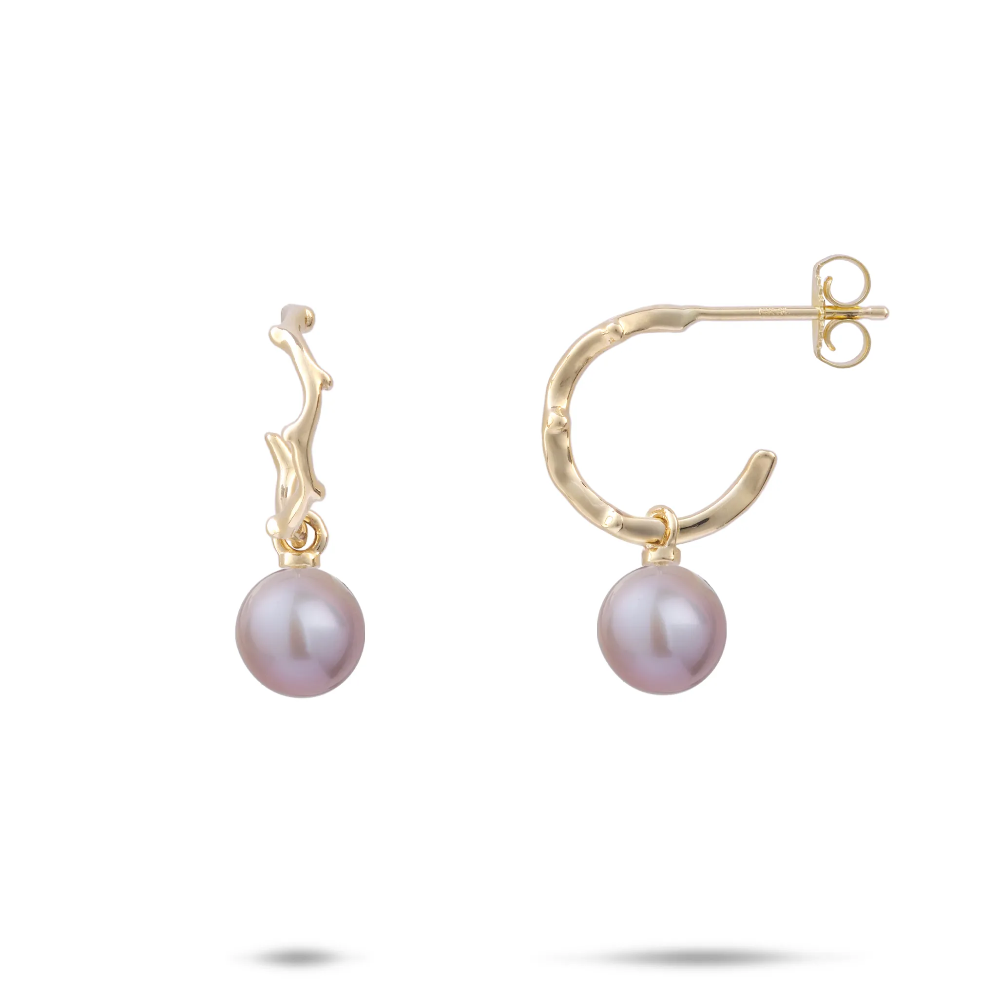 Pick A Pearl Heritage Earrings in Gold - 13mm
