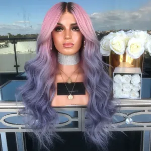 Pink gradient wig