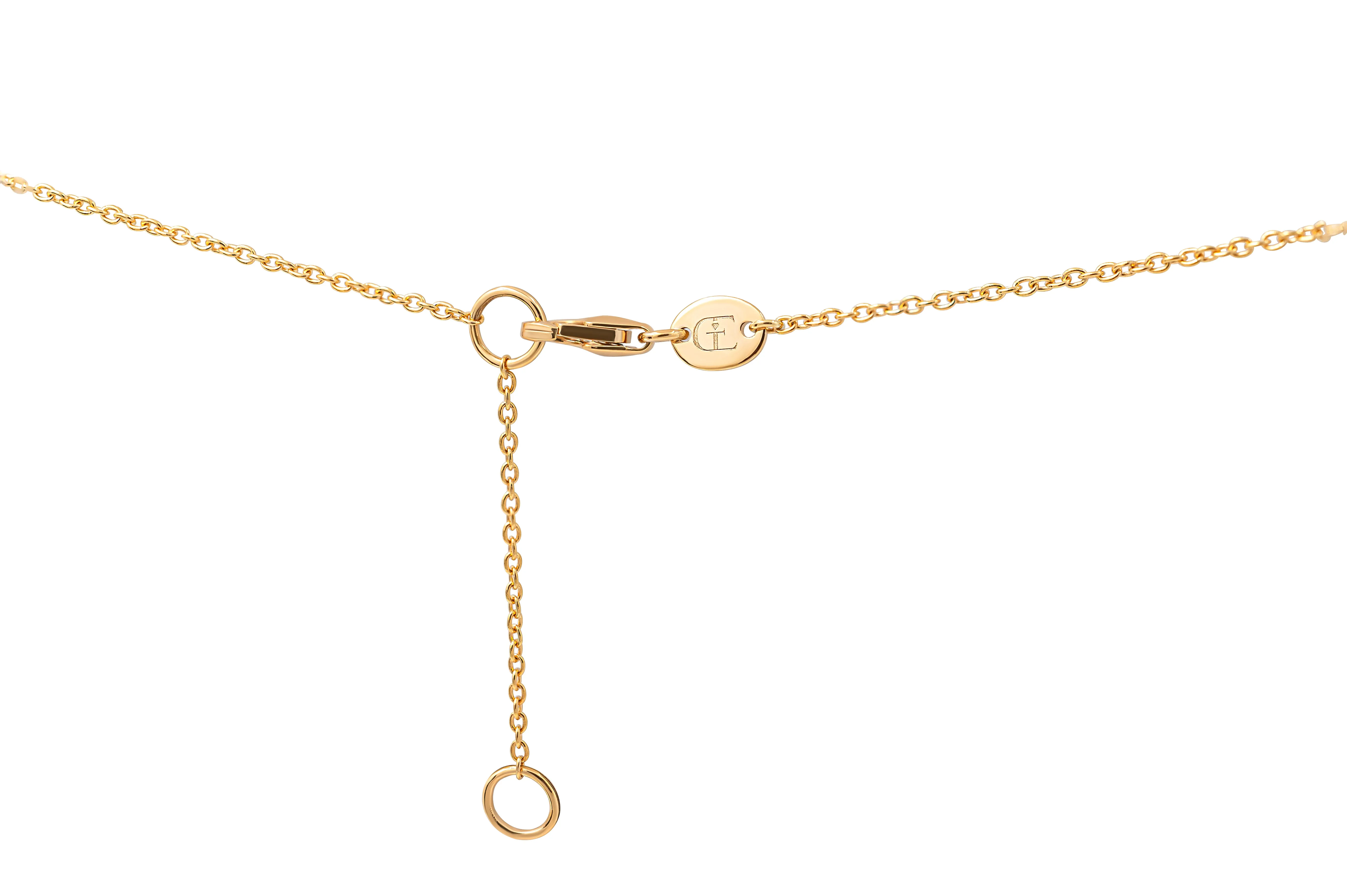 Pink Kite Shape Necklace