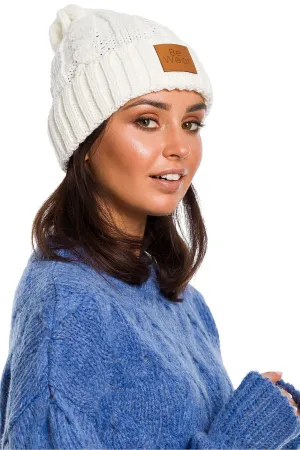 Plaid Flip-Up Beanie Luxe