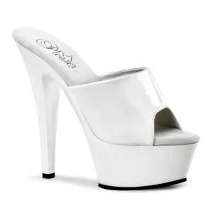 Pleaser Kiss 201 White