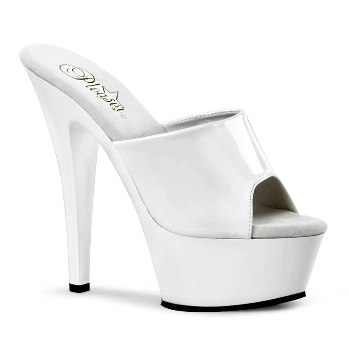 Pleaser Kiss 201 White