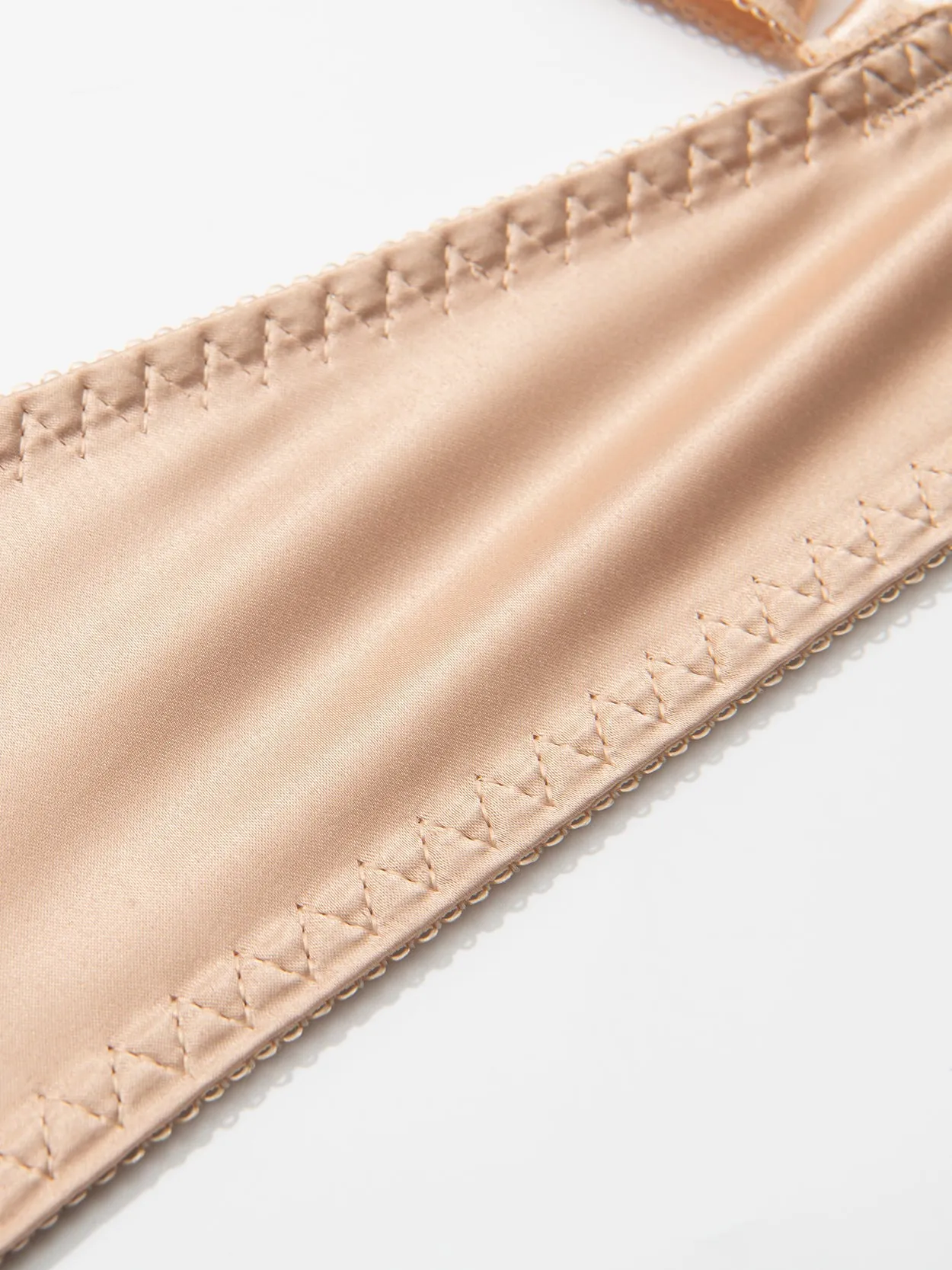 Plus Size See Through Unlined Underwire Lace Bra Nude