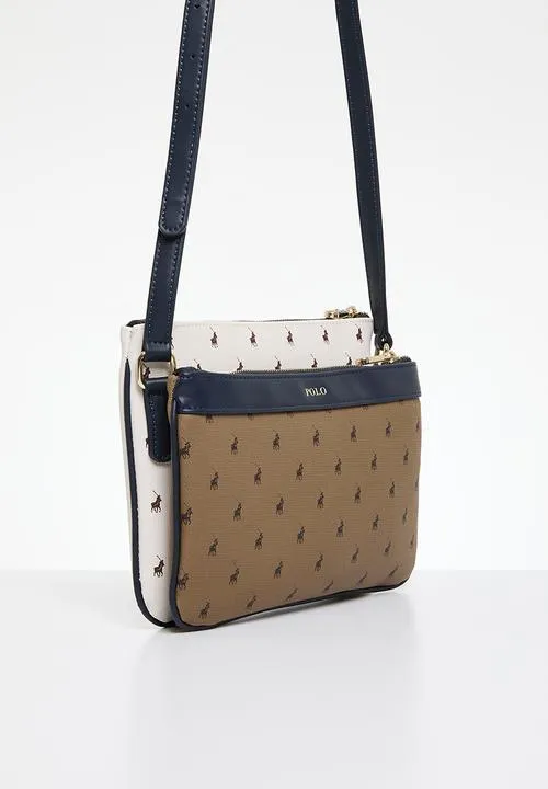 Polo Pennsula Double Pocket Sling Bag Navy