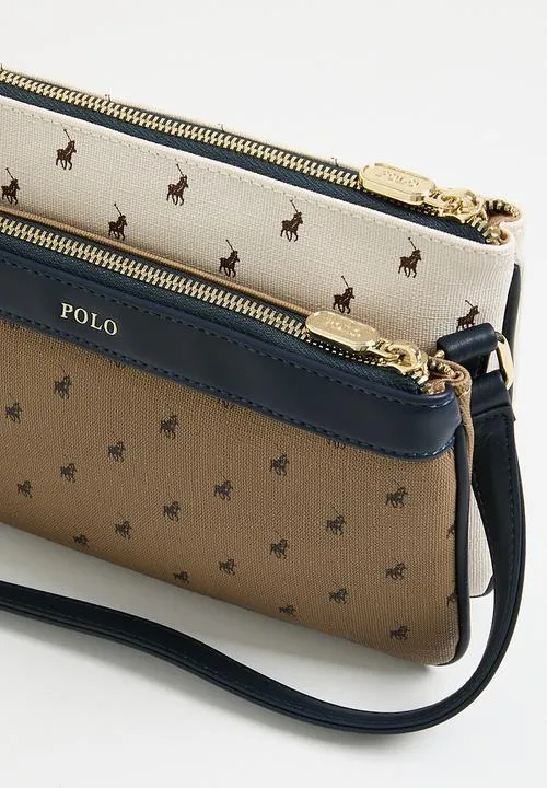 Polo Pennsula Double Pocket Sling Bag Navy