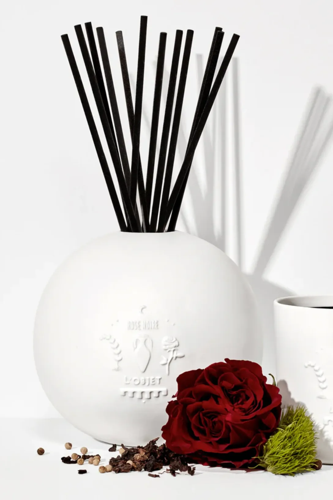 Porcelain Diffuser Set | Rose Noire