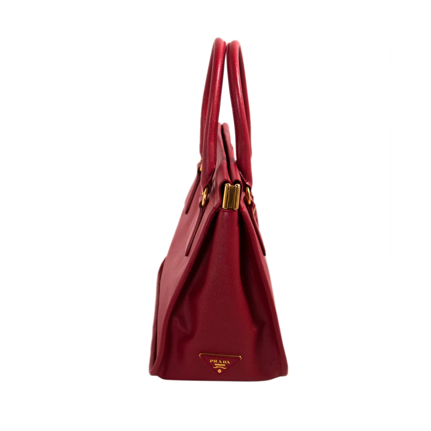 Prada Saffiano Lux Double Handle Tote Bag