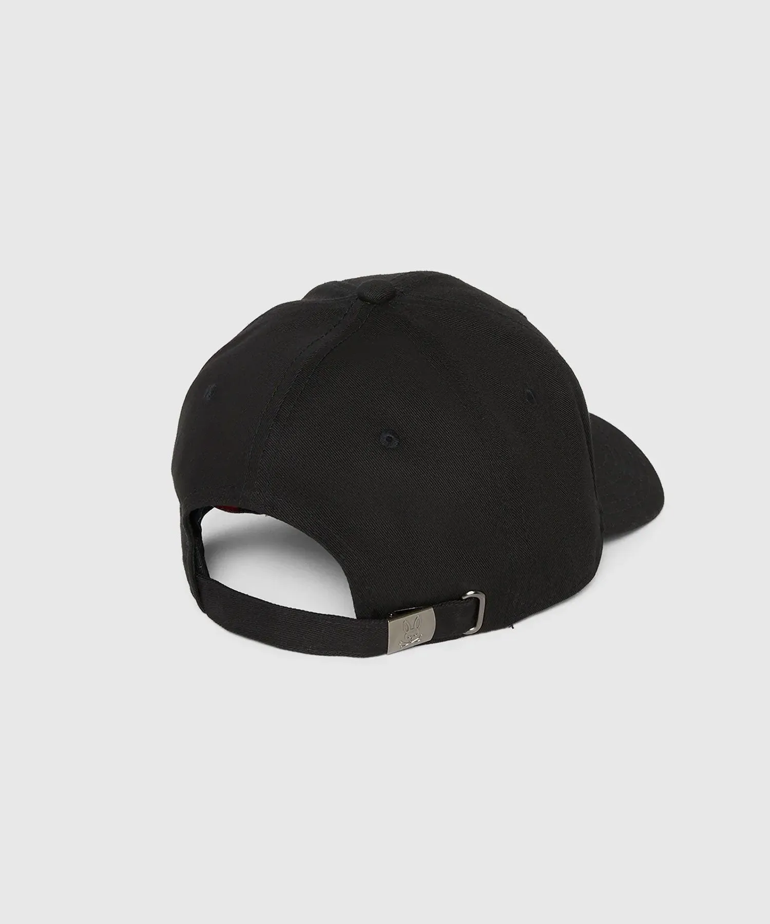 Psycho Bunny Patchin Chenille Bunny Logo Baseball Cap - Black