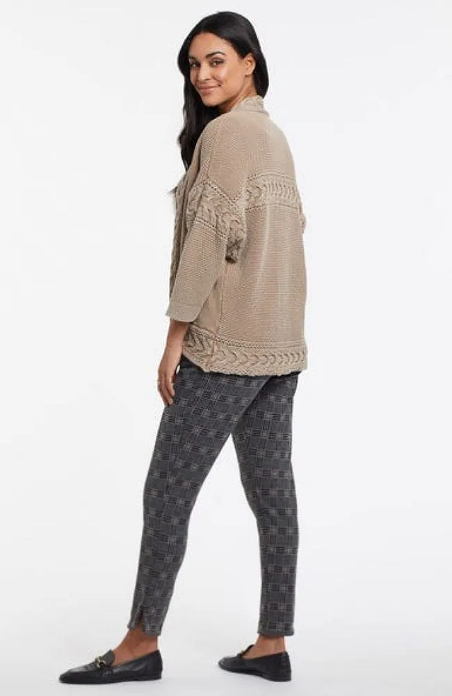 Pull On Ankle Pant w/ Rounded Hem