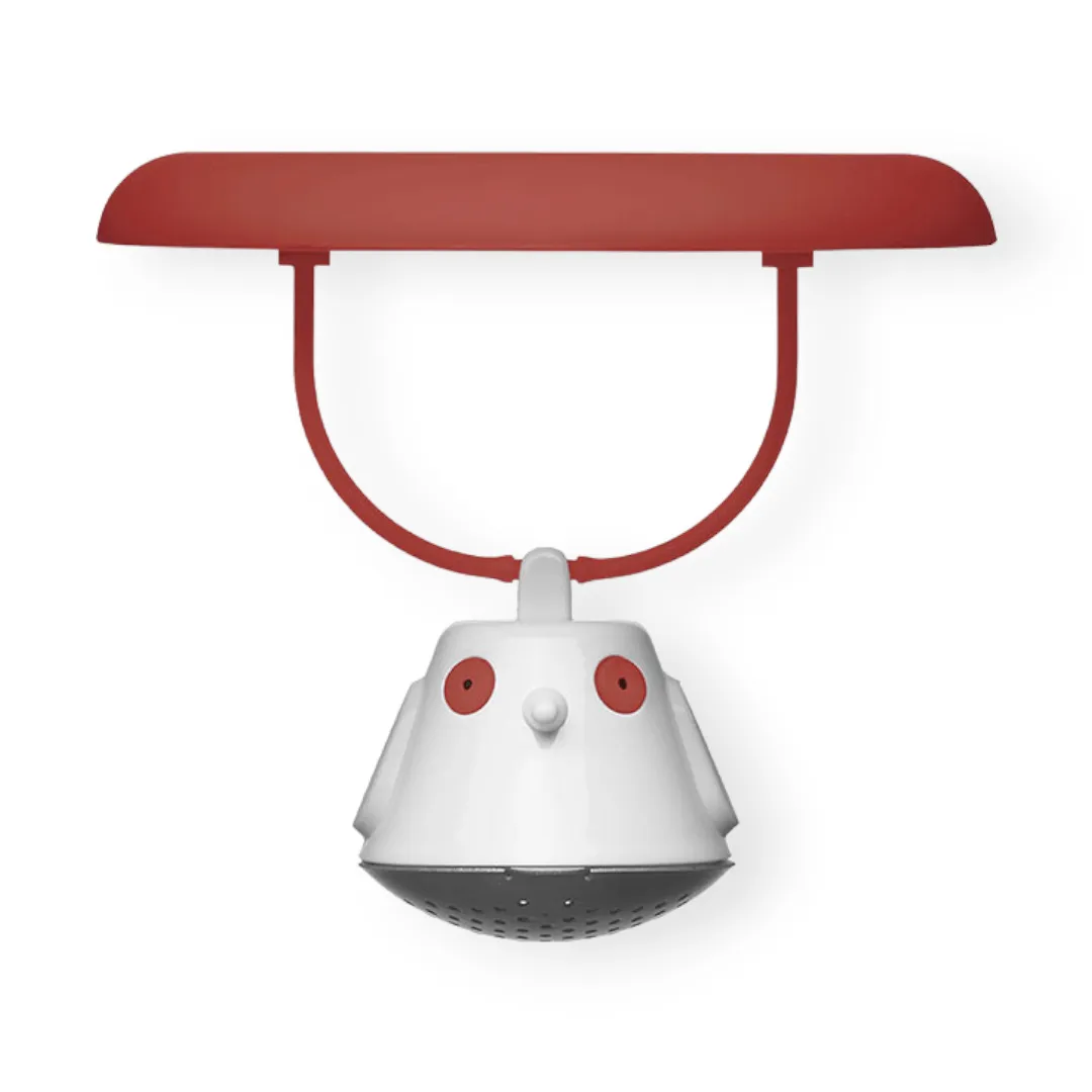 QDO Birdie Swing Tea Infuser Red 567608