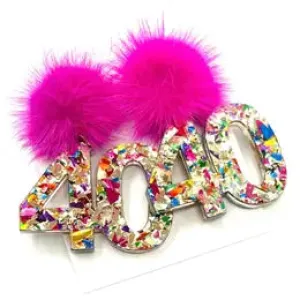 "40th birthday" earrings