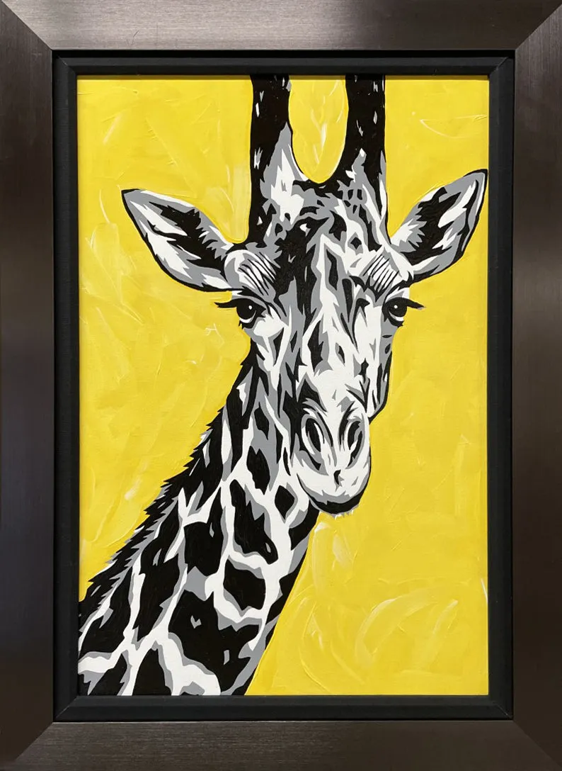 "Giraffe" Mixed Media