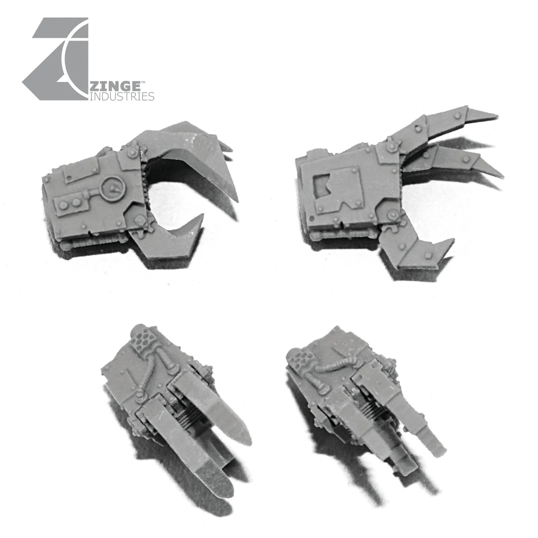Ramshackle Mechanical Orc Claws Large Size Sprue set of 2