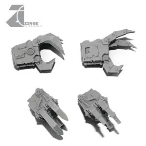 Ramshackle Mechanical Orc Claws Large Size Sprue set of 2