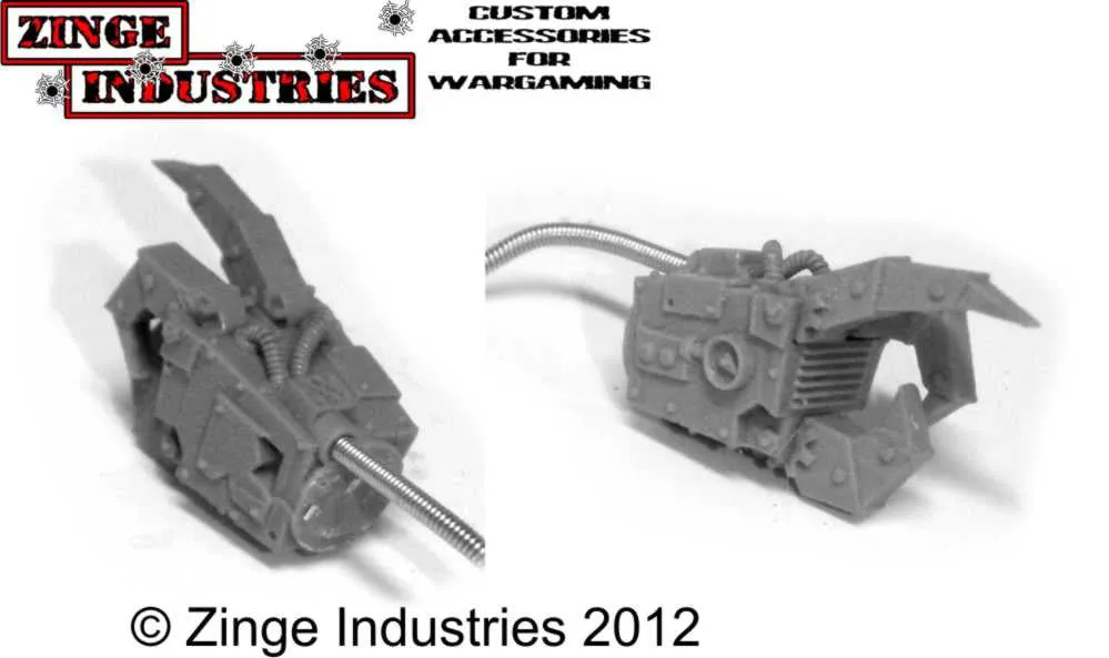Ramshackle Mechanical Orc Claws Large Size Sprue set of 2