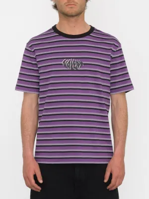 Rayeah Stripes T-shirt - DEEP PURPLE