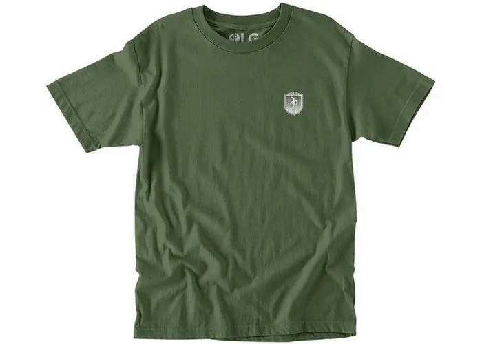 RDS Rounded T-Shirt White Army Green