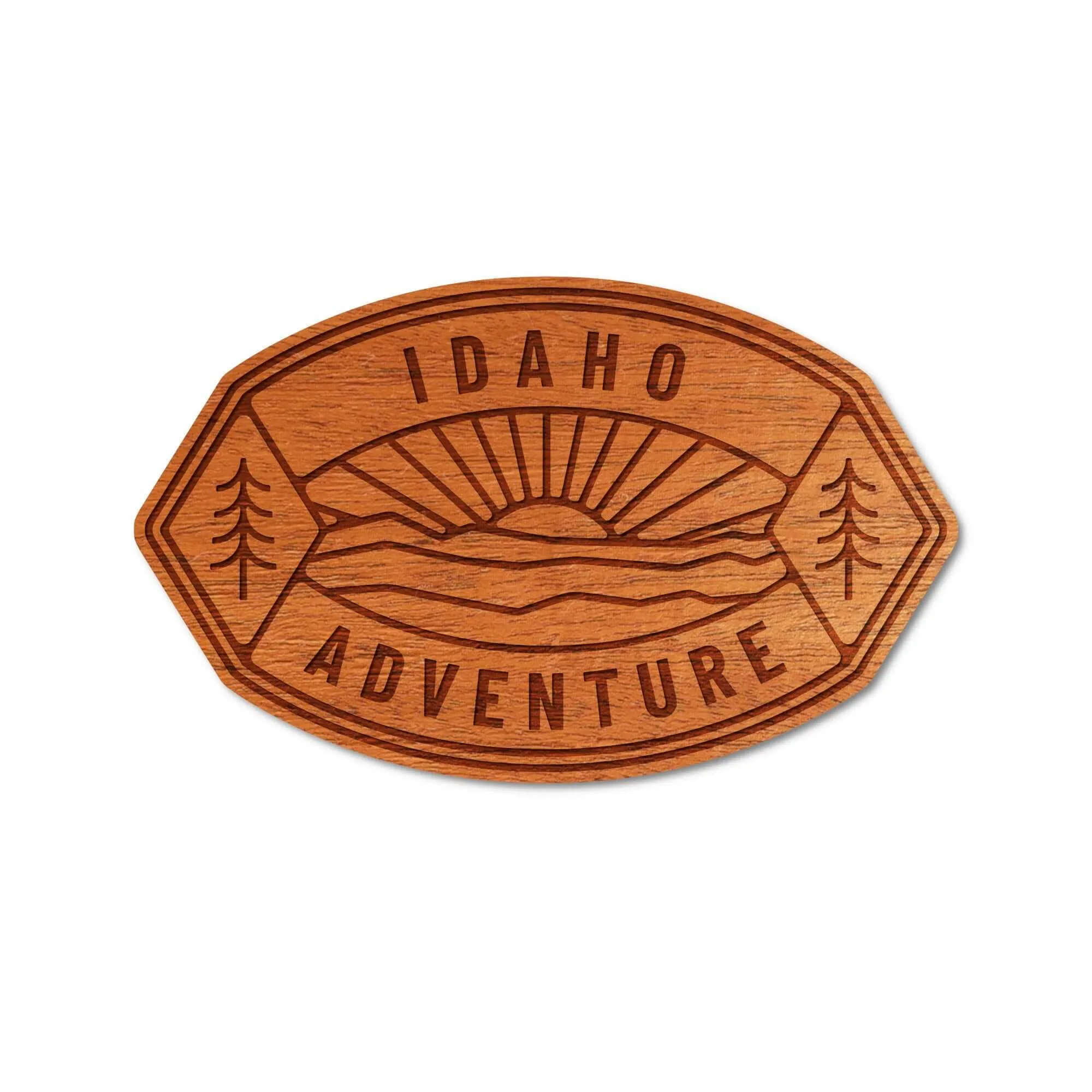 Real Wood Stickers - Idaho Adventure Collection