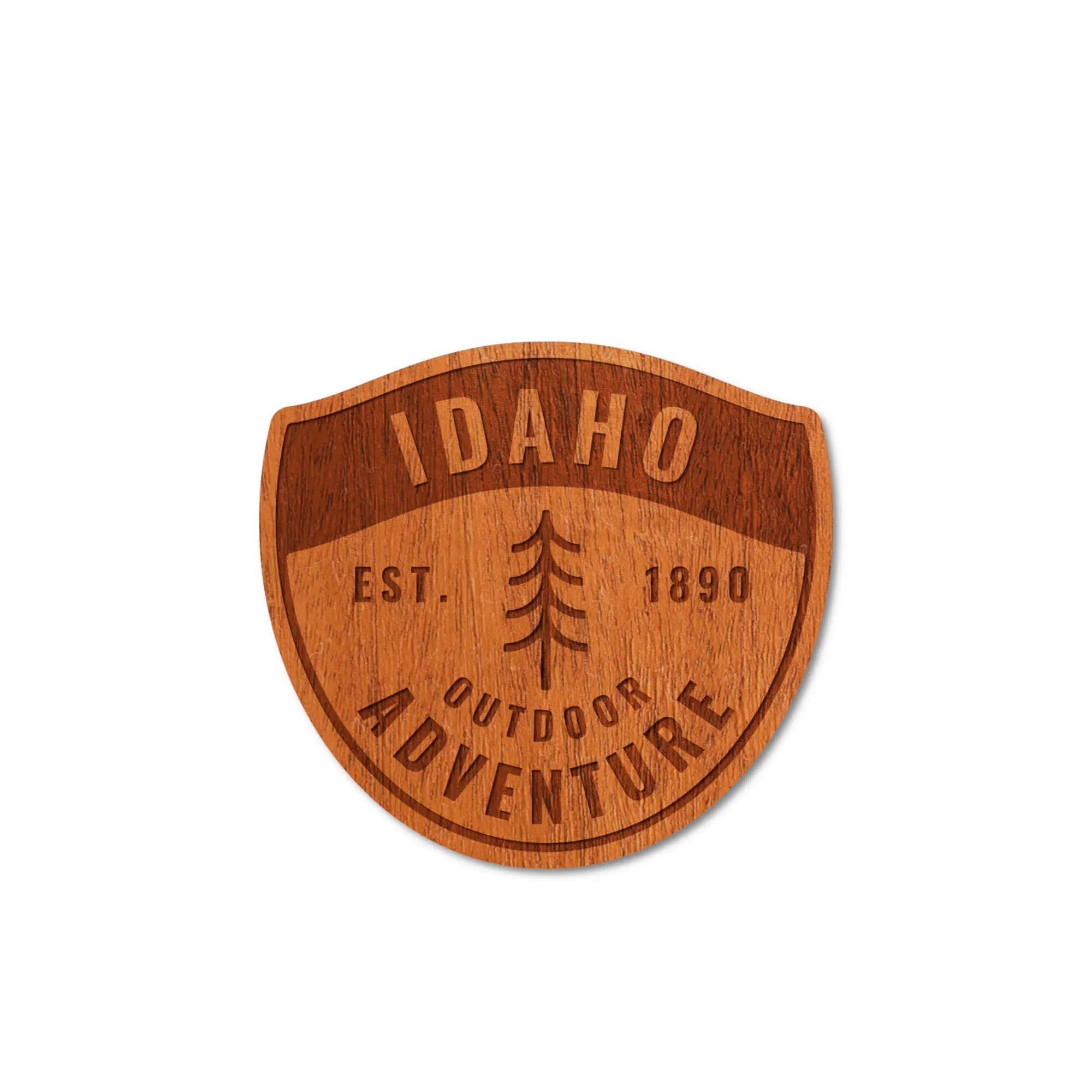 Real Wood Stickers - Idaho Adventure Collection