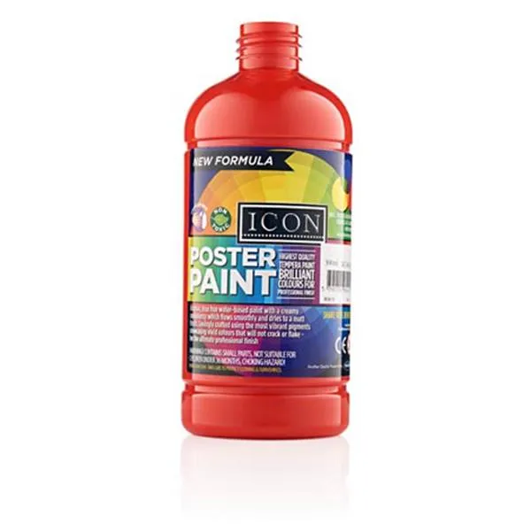 Red (Scarlet) - Icon Art Poster Paint 500ml