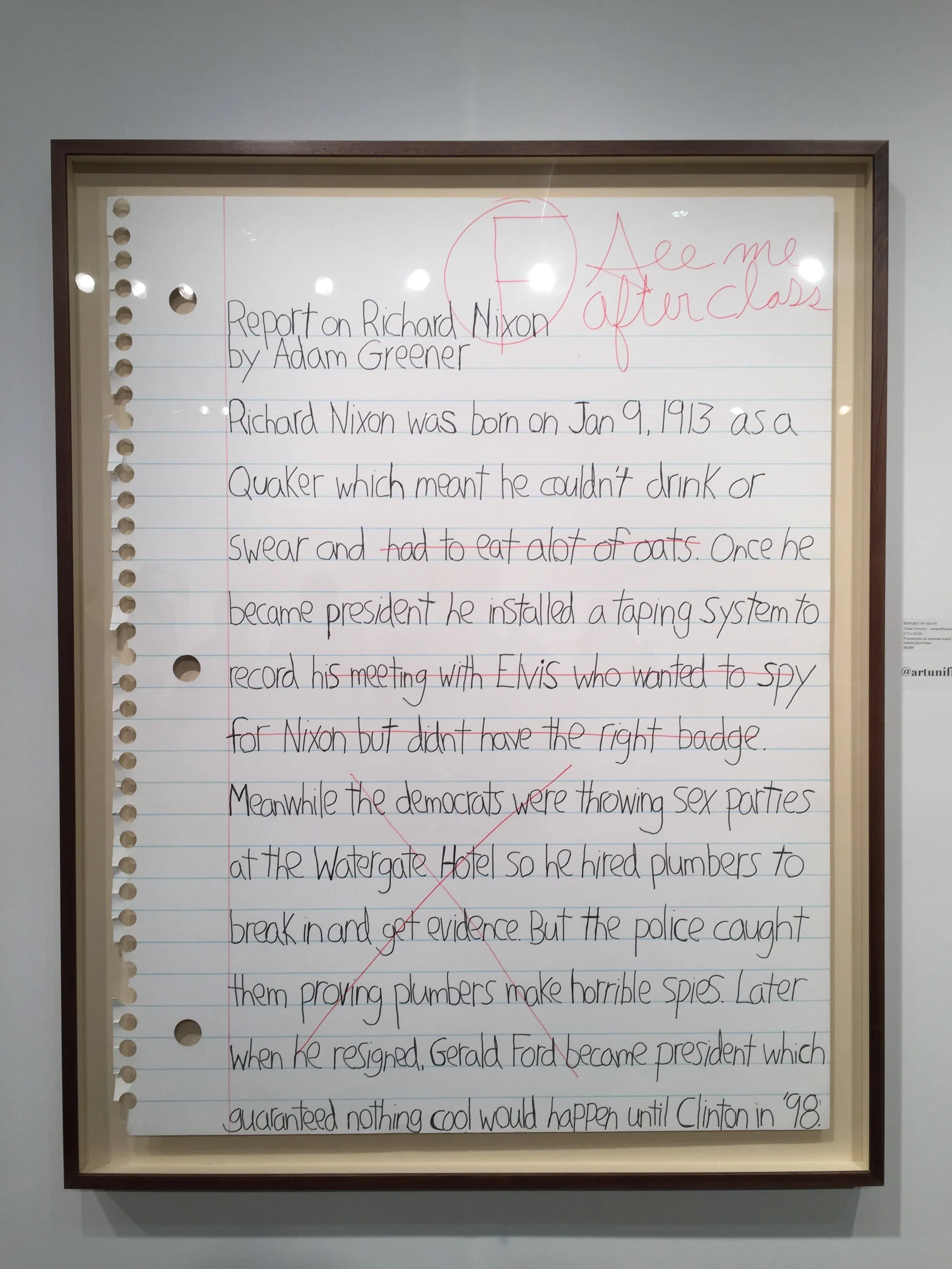 Report on Nixon - Limited Edition Print