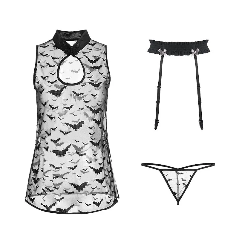 Retro see-through tight cheongsam  KF705709